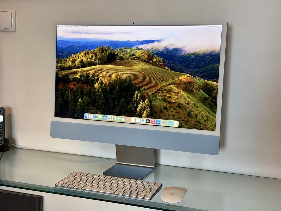 Apple iMac 24” M3 Blue c/ garantia - Imaculado