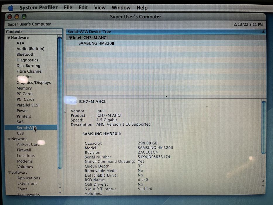 MacBook Core 2 Duo 2.0 13” Mid-2007