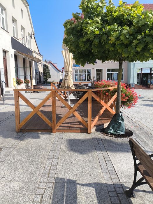 Ogródek sezonowy drewniany gastronomiczny