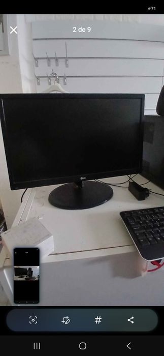 Computador completo HP + Monitor LG 22 LED ( ideal para escritório/ internet)