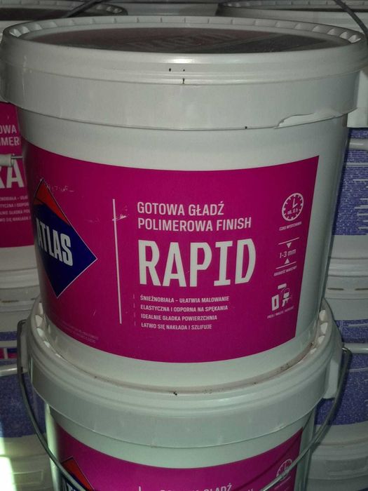 Gotowa Gładź polimerowa finish rapid 25kg