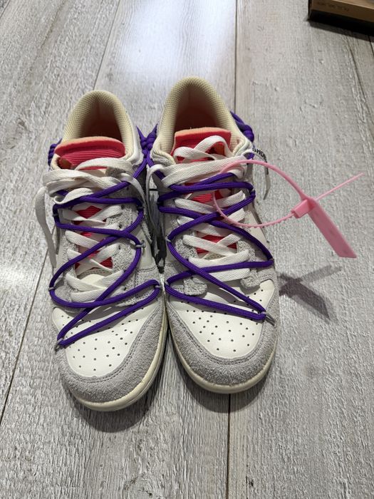nike dunk low x offwhite lot 15