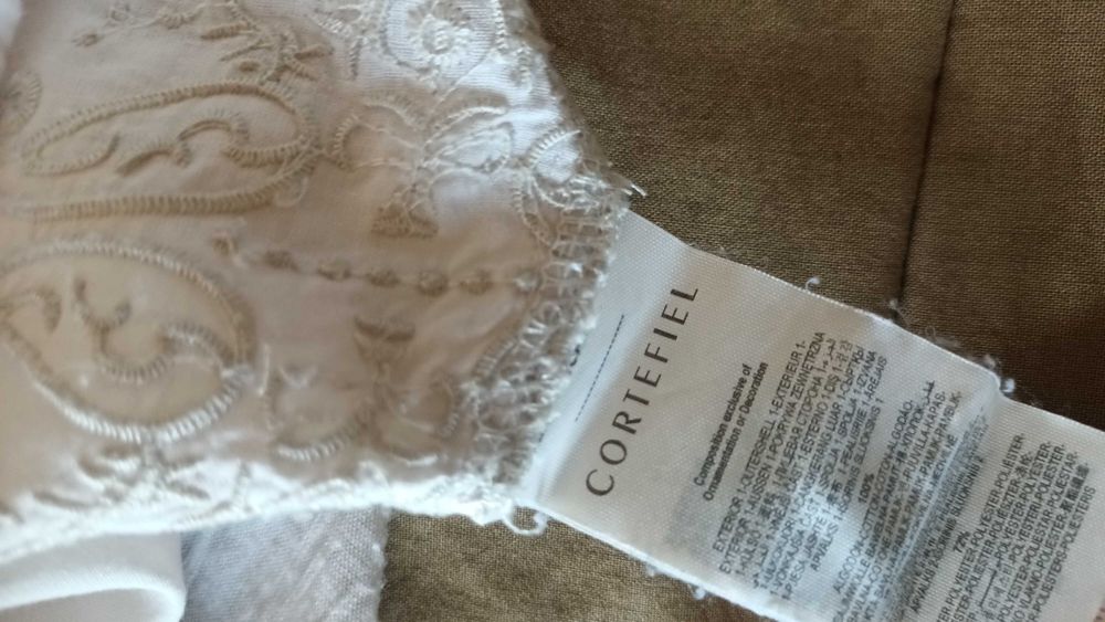 Blusa/túnica  bege da Cortefiel