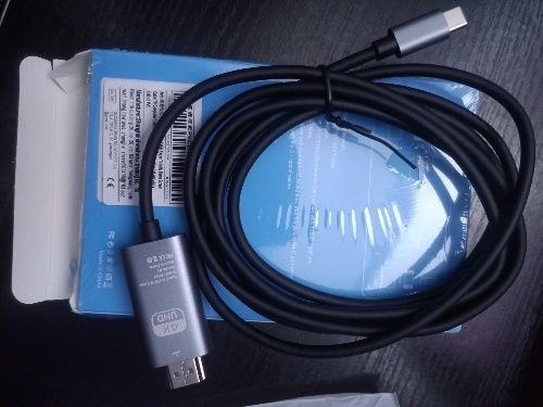 Кабель Type-C HDMI 4K 2м | USB-C → HDMI | Трансляція екрана телефона