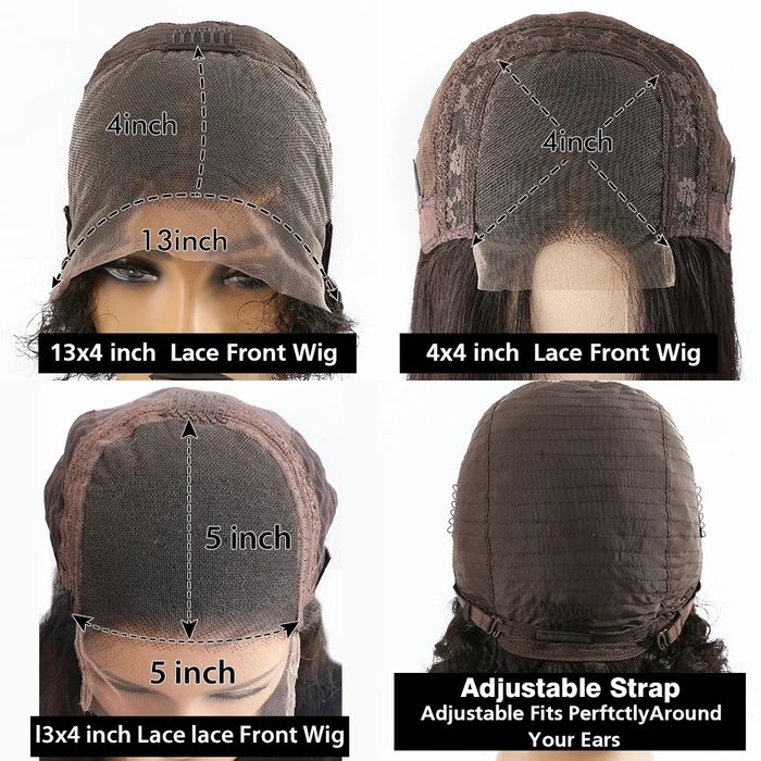 Peruca de cabelo humano