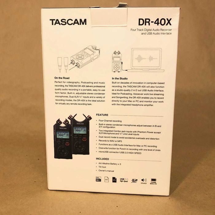 Gravador Tascam DR-40X
