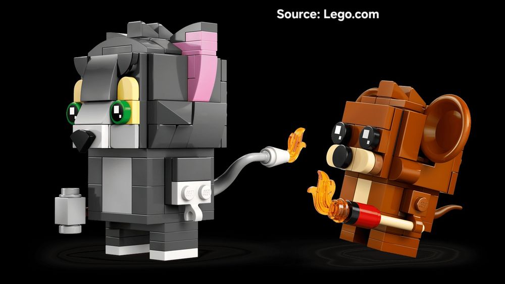 ENVIO GRATIS-LEGO 40793 Tom and Jerry (BrickHeadz)