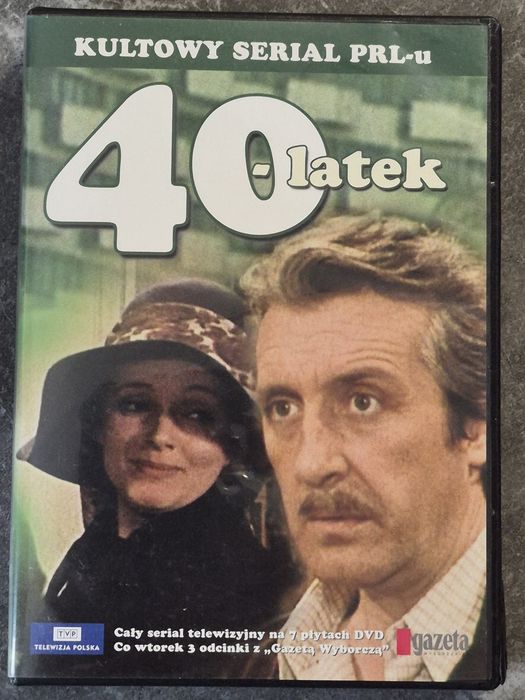 Serial 40-latek box 7xDVD | Całość, płyty stan bdb (popękane etui)