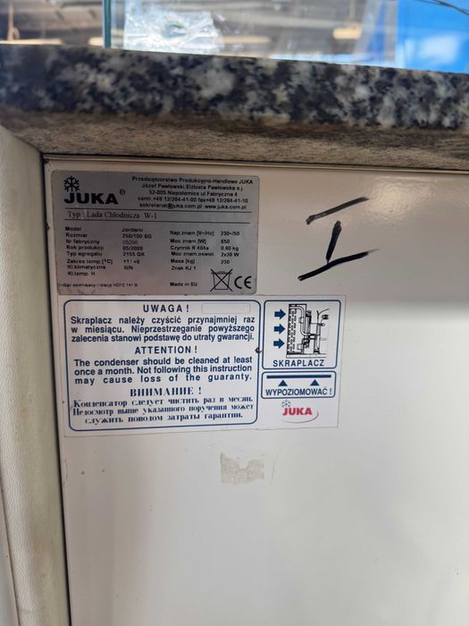 Lada Chłodnicza JUKA W-1 Jordanii | 250/100SG 650W