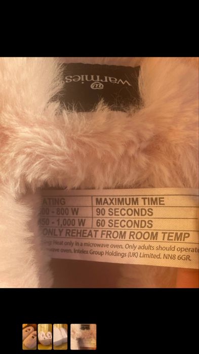 Оригінальні тапочки Warmies, теплі капці хутряні рожеві жіночі