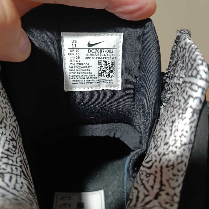 Nike Air Flight Lite Mid r. 45 (29 cm) Black/White-Varsity Red