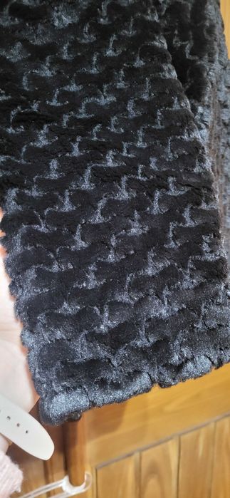 Poncho de Pelo Preto - Cerimónia - NOVO