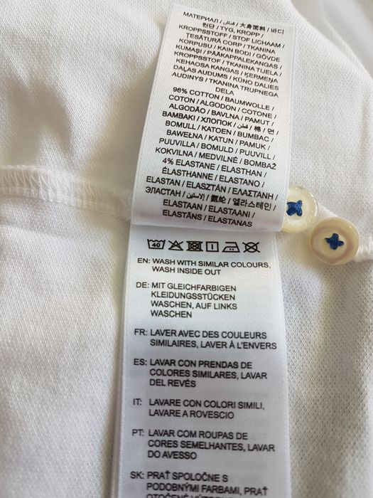 Koszulka polo nowa GANT biała, r. L