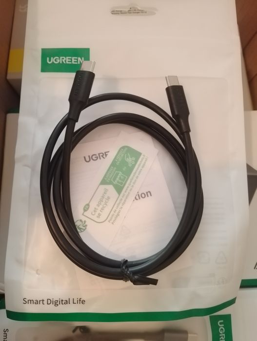 Швидка зарядка Ugreen GaN 20w(тайпс+юсб)