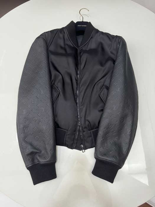 Louis Vuitton Monogram Leather Mix Jacket