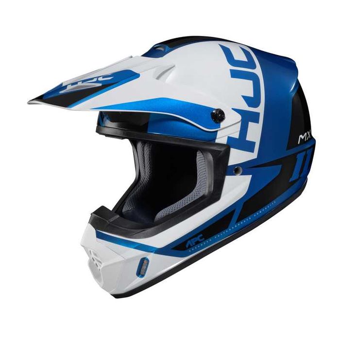 Kask HJC White/Blue enduro cross różne wzory kolory nowy PREZENT