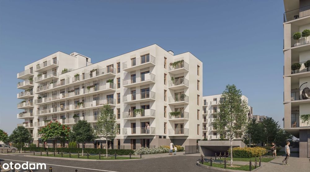 2-pokojowe mieszkanie 38m2 + balkon Bez Prowizji