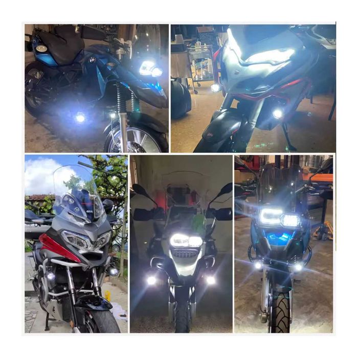 Faróis auxiliares bifocais homologados E24 - 40W LED