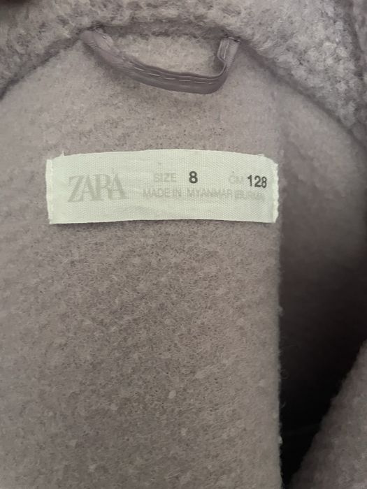 Куртка рубашка тёплая ZARA на девочку