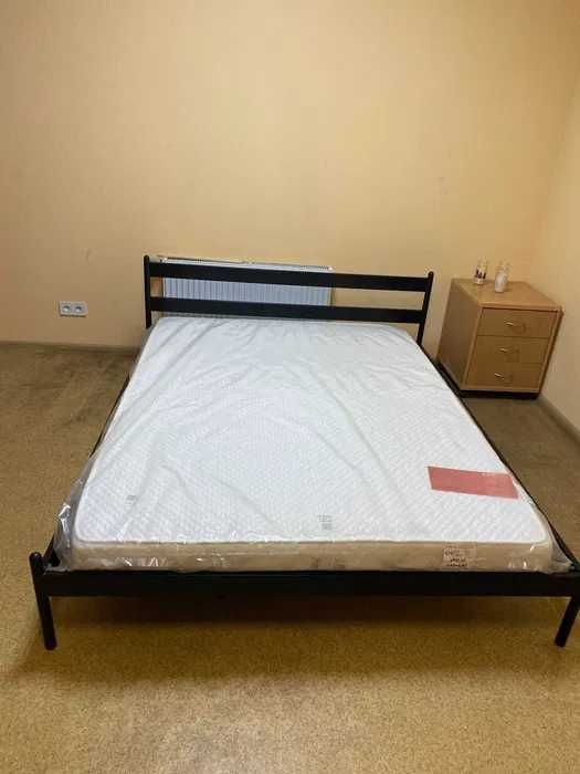Ліжко металеве з матрацом одноярусне, двоярусне