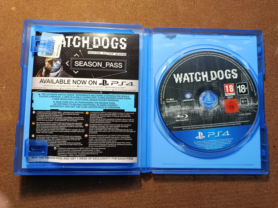 PS4 - jogo Watchdogs