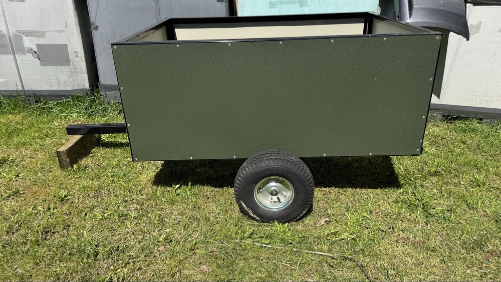 Mocna przyczepka do traktorka STIGA | Ręcznie robiona | NIE marketówka