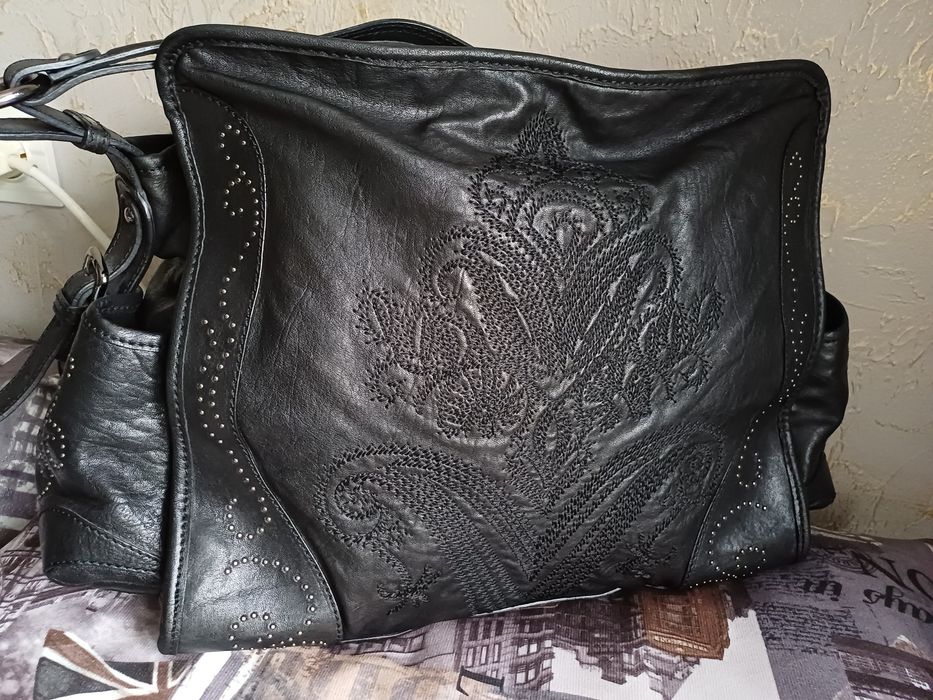 Большая сумка Silvio Tossi натуральная кожа