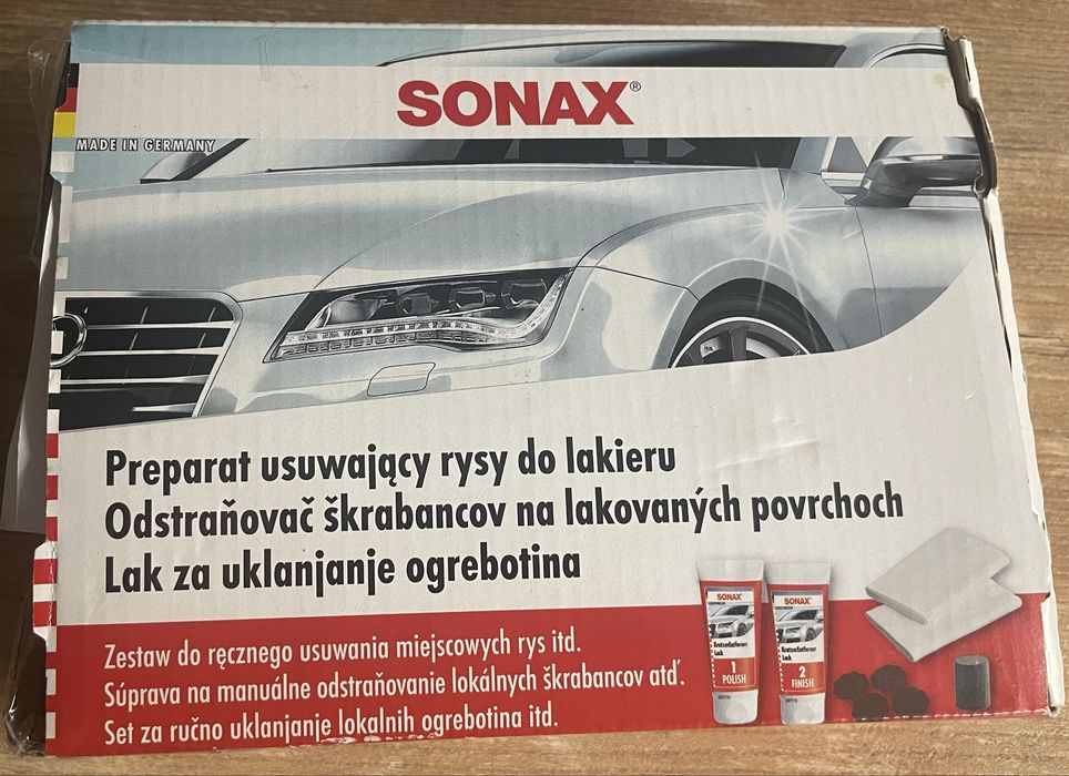 Preparat usuwający rysy do lakieru Sonax