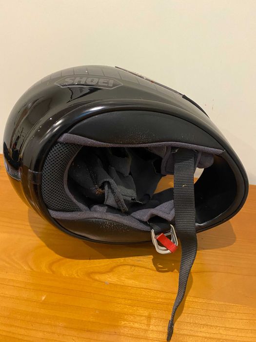 Capacete de mota "Shoei" com pelicula anti-embaciamento