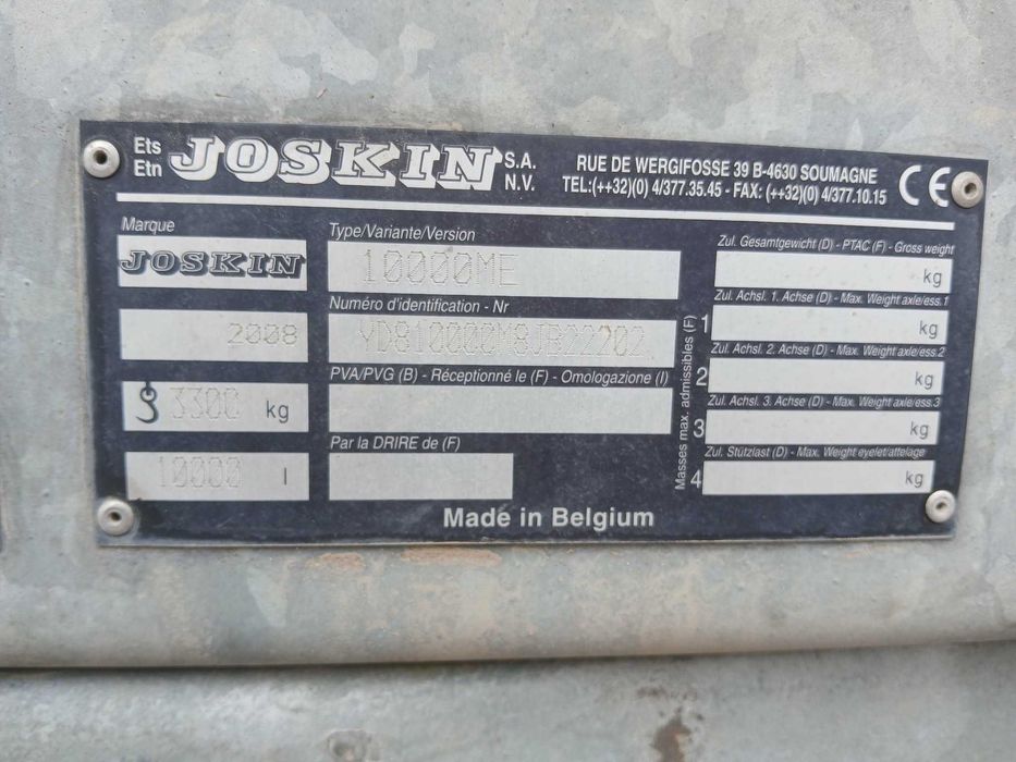 Beczkowóz Joskin Modulo 2 10000ME wóz asenizacyjny