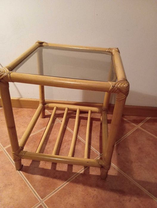 Mesa de centro em bambu