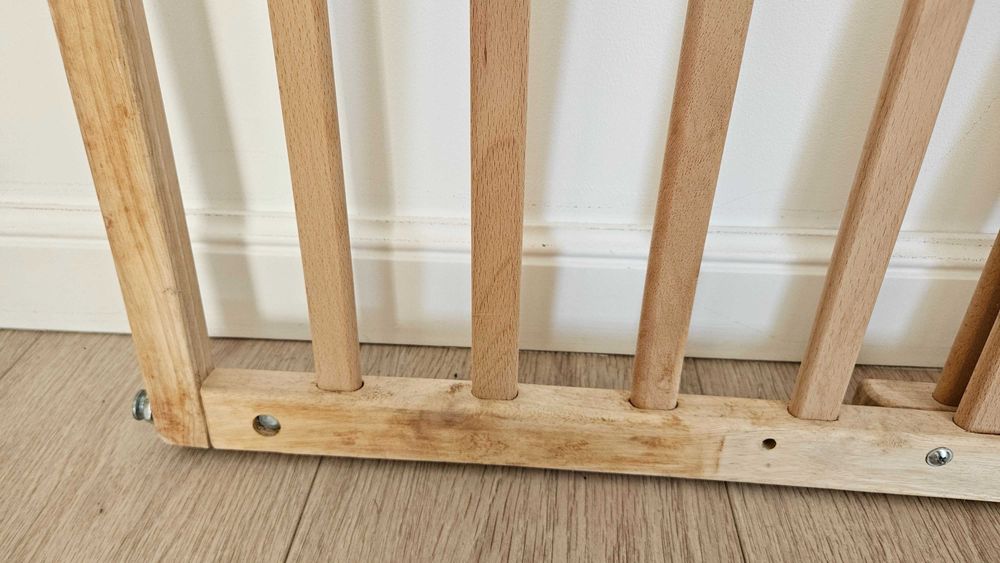 Bramka ochronna zabezpieczająca dla dzieci na schody 72-122 Wys. 1m