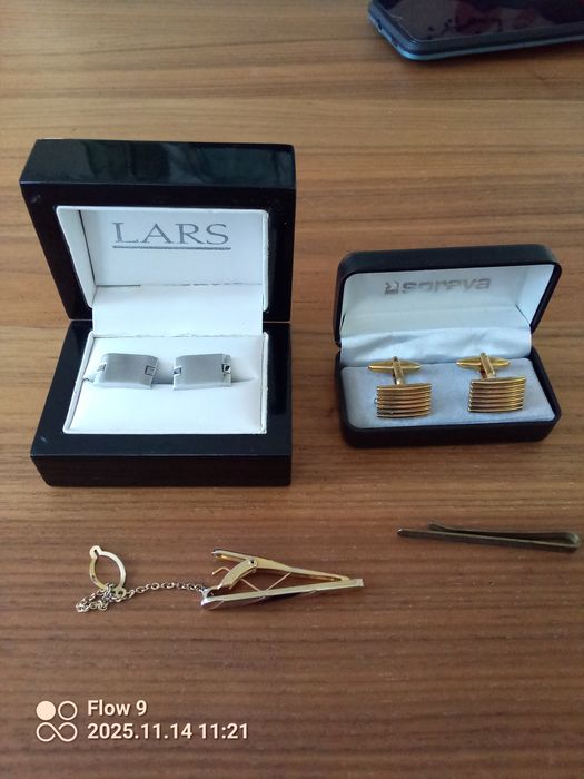 Spinki do mankietów i krawata