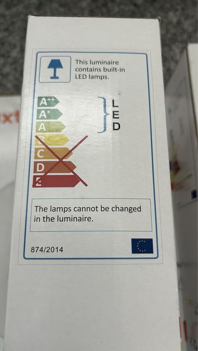 LAMPADA LED LUXTAR OVAL BRANCO 20W