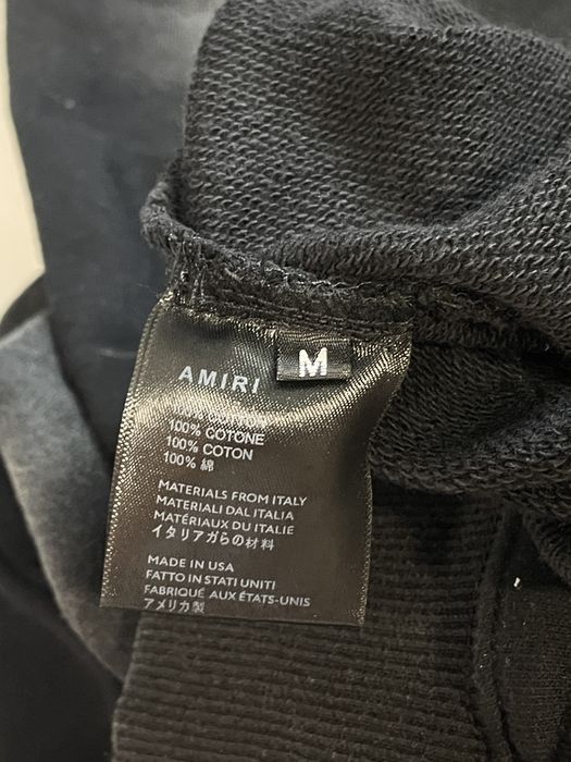 Худі amiri drip drill чорне