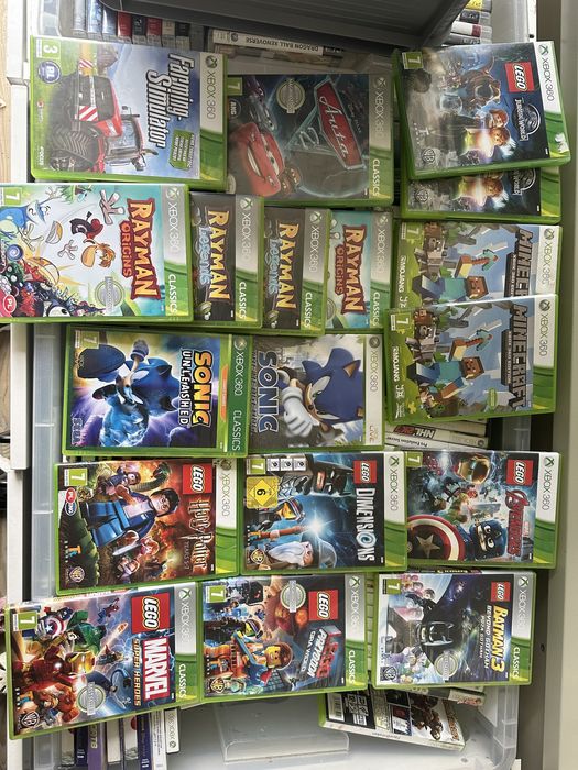 Super gry Xbox 360 kinect dla dzieci Lego rayman minecraft one S X