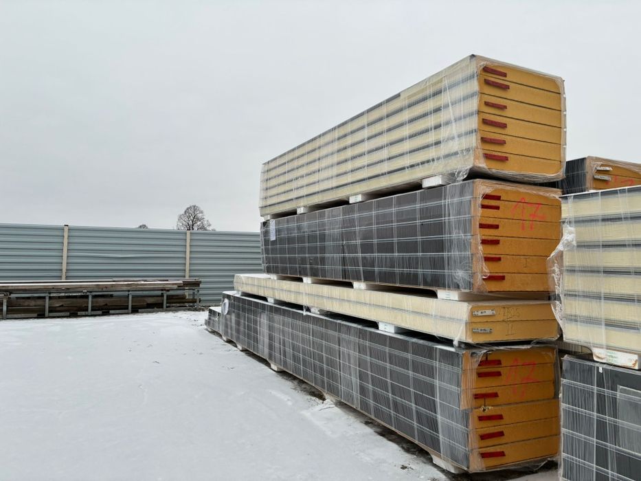 Płyty warstwowe 150mm ścienne NOWE II gat jednolite od 3-10m