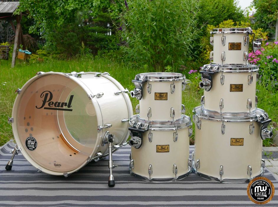 ‼️ Perkusja Pearl Masters Custom MMX 22”, 8", 10", 12", 14", 16" Opal White ‼️