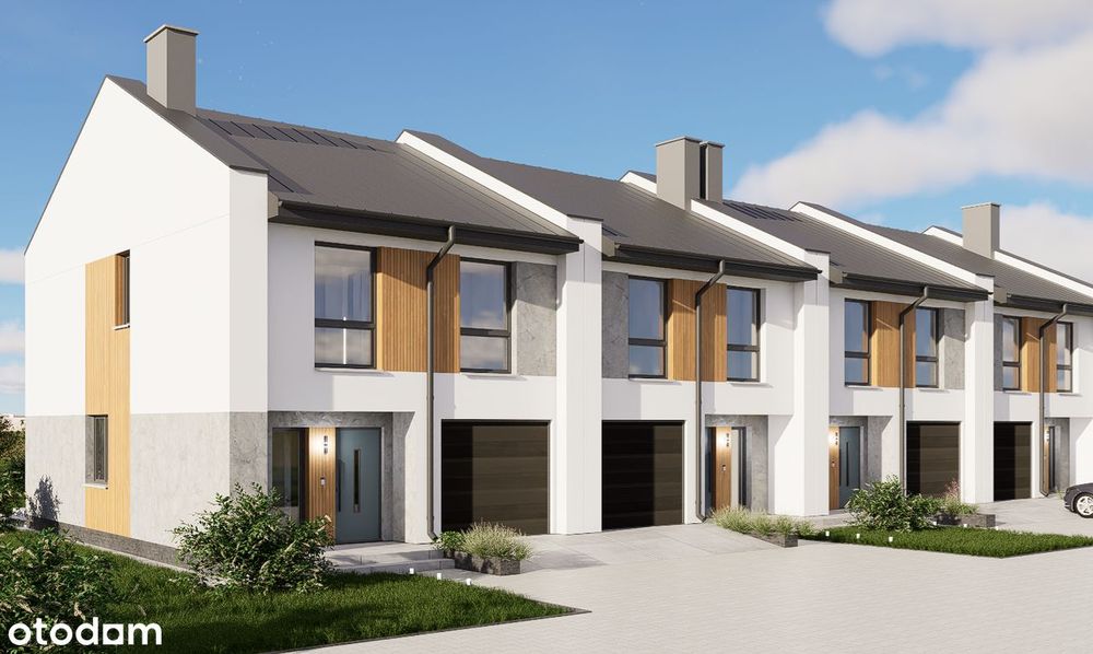 Nowoczesne domy w zabudowie szeregowej w doskonałej lokalizacji miasta