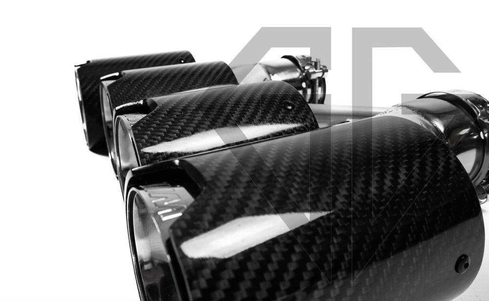 Двойные насадки на глушители BMW M Performance F10 F30 F15 E70 БМВ