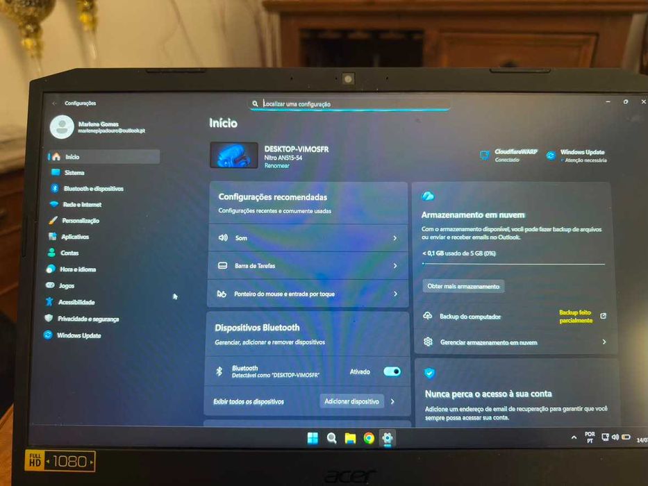 Portatil Gamer Pc Gamer Oportunidade