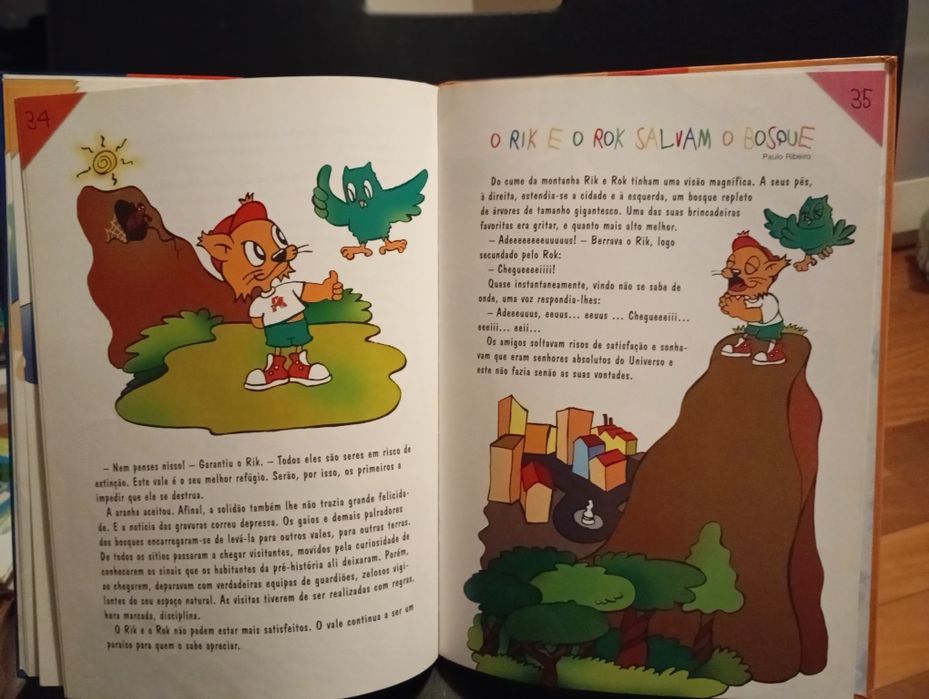 Livro " As aventuras de Rik & Rok "