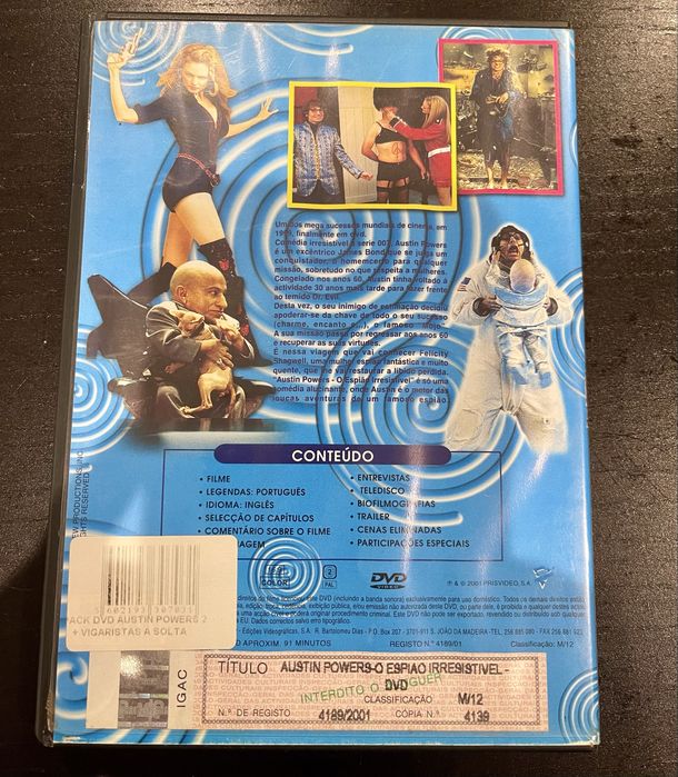 DVD Austin Powers — O Espião Irresistível (Edição New Line Platinum)