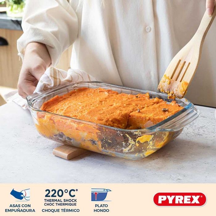 Naczynie żaroodporne, do zapiekania, prostokątne - Pyrex 4l