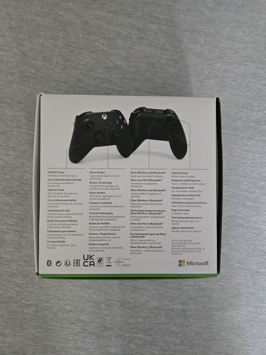 Pad Xbox Wireless Controller Carbon Black (Stan idealny + Pełen komplet)