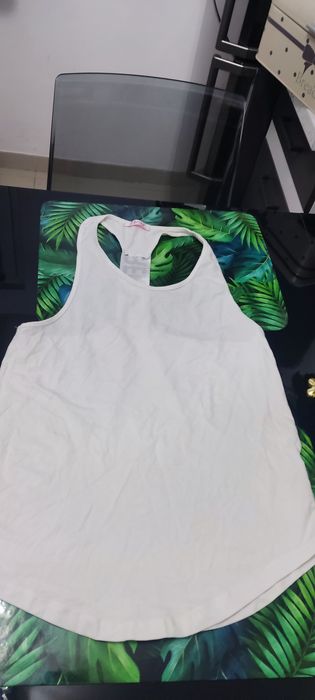 Bokserka biała z napisem