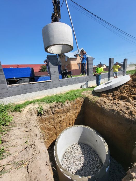 Дренаж ділянок, септик, каналізації Львів,Городок, Пустомити
