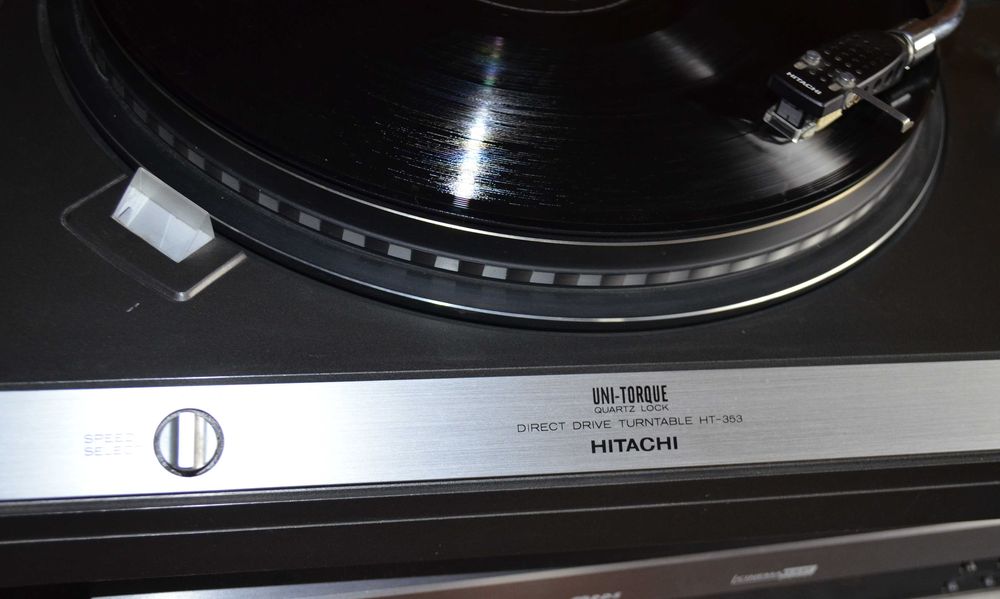 Platine Vinyle Hitachi HT-353 – Très Bon état, Hi-fi, Vitesse 33/45 Tours