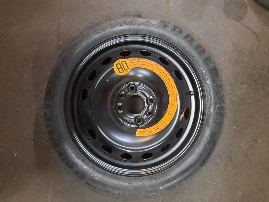 Koło dojazdowe T125/80R15 95M 4x98 ET 35 Pirelli - Fiat