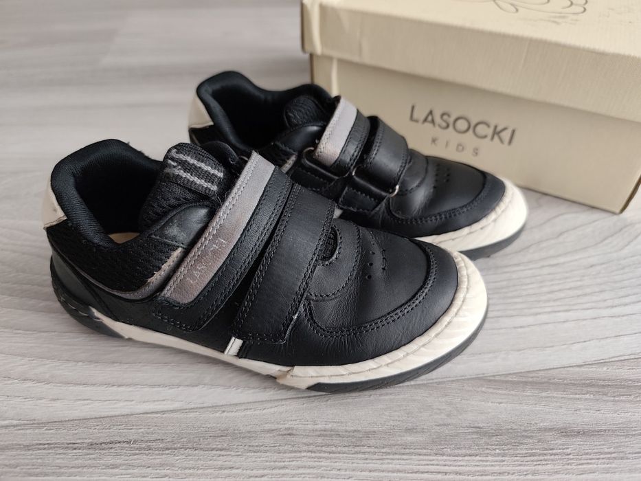 Sneakersy skórzane Lasocki rozm 29